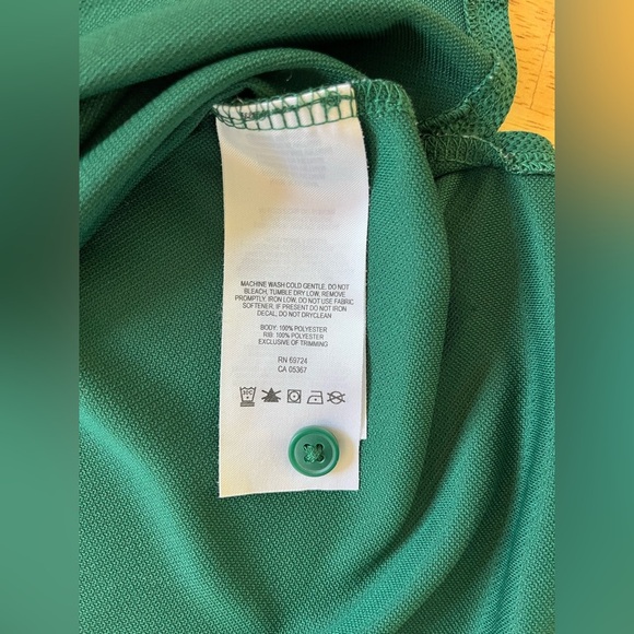 Columbia Men's Green Omni-shade Sun Protection Short Sleeve Polo Shirt Medium - Picture 4 of 7